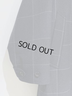 画像6: YOKE（ヨーク） オーバーサイズバルカラーコート ネイビーチェック