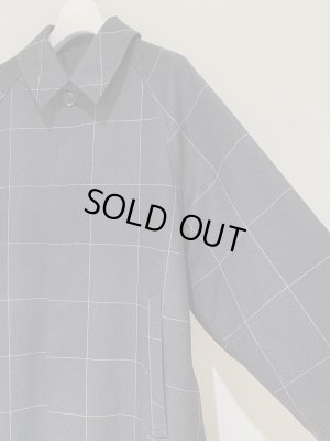 画像5: YOKE（ヨーク） オーバーサイズバルカラーコート ネイビーチェック