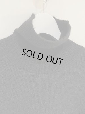 画像3: YOKE（ヨーク） コネクティングハイネックニット ブラック