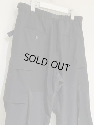 画像10: ESSAY（エッセイ） ミリタリーテックパンツ ブラック