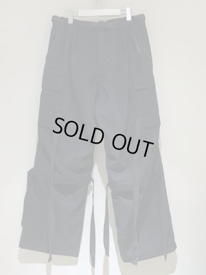 画像2: ESSAY（エッセイ） ミリタリーテックパンツ ブラック