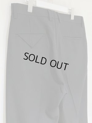 画像8: UNUSED（アンユーズド） ウールギャバジン ストレートパンツ ブラック