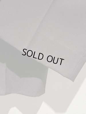 画像5: UNUSED（アンユーズド） ウールギャバジン ストレートパンツ ダークブラウン