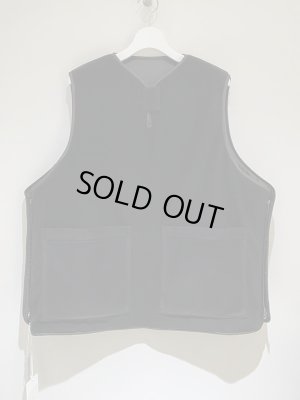 画像9: YOKE（ヨーク） リバーシブル フレンチアーミーベスト ブラック