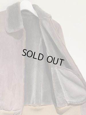 画像8: ユーロヴィンテージ スイス製 リアルムートンブルゾン ブラウン