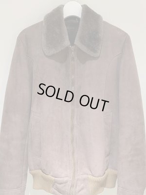 画像2: ユーロヴィンテージ スイス製 リアルムートンブルゾン ブラウン