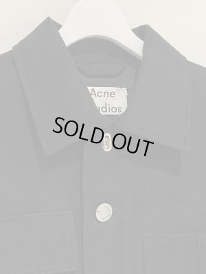 画像3: Acne Studios（アクネ ストゥディオズ） ブラックモールスキン チョアジャケット