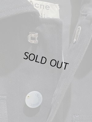 画像5: Acne Studios（アクネ ストゥディオズ） ブラックモールスキン チョアジャケット