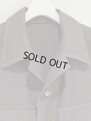 画像3: LEMAIRE（ルメール） キャンバスミリタリージャケット チャコールグレー