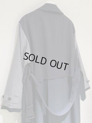 画像8: YOKE（ヨーク） リバーシブル ダブルブレステッドコート オーシャンネイビー