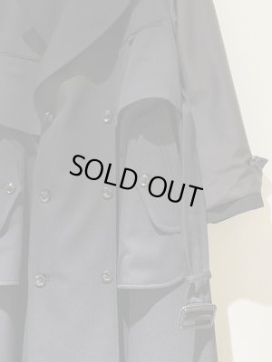 画像4: YOKE（ヨーク） リバーシブル ダブルブレステッドコート ブラック