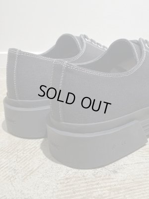 画像6: OAMC（オーエーエムシー） レースアップキャンバススニーカー ブラック