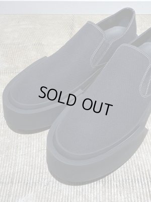 画像2: OAMC（オーエーエムシー） キャンバススリッポン ブラック