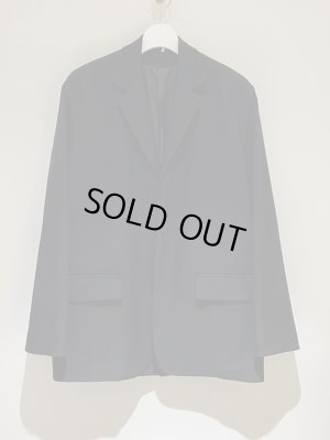 画像2: YOKE（ヨーク） デタッチャブルカラー テーラードジャケット ブラック