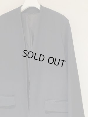 画像8: YOKE（ヨーク） デタッチャブルカラー テーラードジャケット ブラック