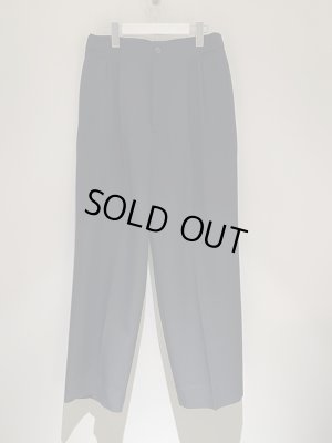 画像2: YOKE（ヨーク） 2タック ワイドグルカトラウザーズ ブラック