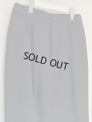 画像3: YOKE（ヨーク） 2タック ワイドグルカトラウザーズ ブラック