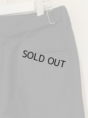 画像9: YOKE（ヨーク） 2タック ワイドグルカトラウザーズ ブラック