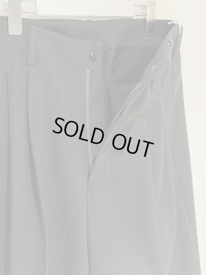 画像4: YOKE（ヨーク） 2タックワイドレッグド サイドテープトラウザーズ チャコール