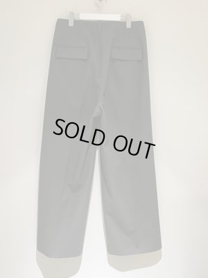 画像6: YOKE（ヨーク） 2タックワイドレッグド サイドテープトラウザーズ チャコール