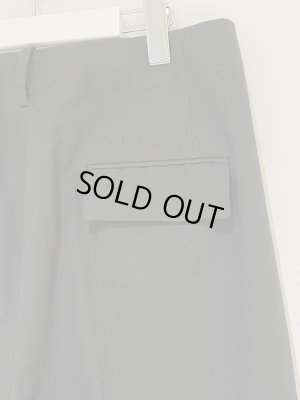 画像8: YOKE（ヨーク） 2タックワイドレッグド サイドテープトラウザーズ チャコール