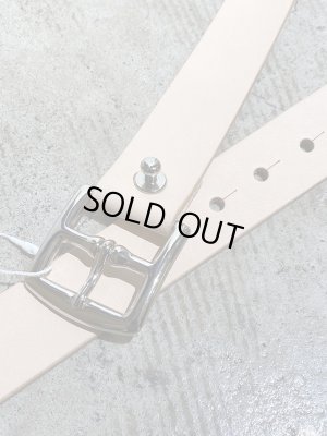 画像3: UNUSED（アンユーズド） レザーベルト ベージュ