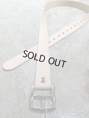 画像4: UNUSED（アンユーズド） レザーベルト ベージュ