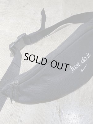 画像2: NIKE（ナイキ） Just do it. ウエストバッグ ブラック