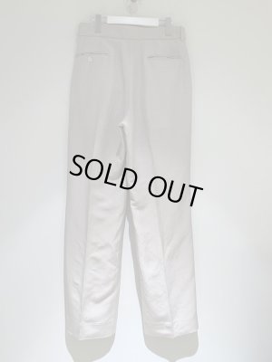 画像7: YOKE（ヨーク） ベルテッド 2タックワイドトラウザーズ フォグホワイト