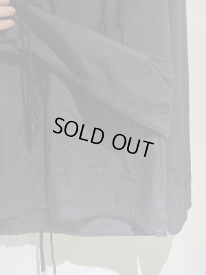 画像7: UNUSED（アンユーズド） フーデッドレースアップジャケット ブラック