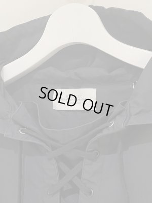 画像4: UNUSED（アンユーズド） フーデッドレースアップジャケット ブラック