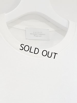 画像3: UNUSED（アンユーズド） ロングスリーブ ベースボールTシャツ ホワイト×ブラック