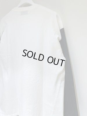 画像8: UNUSED（アンユーズド） ロングスリーブ ベースボールTシャツ ホワイト×ブラック