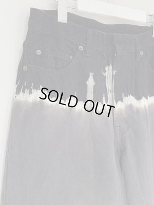 画像3: UNUSED（アンユーズド） ブリーチブラックデニムパンツ