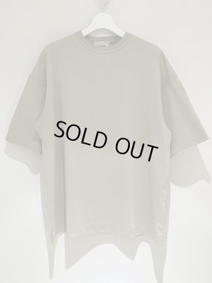 画像2: YOKE（ヨーク） オーバーサイズ インサイドアウトTシャツ オパールグリーン