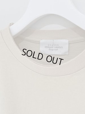 画像3: UNUSED（アンユーズド） カットオフクルーネックTシャツ ベージュ