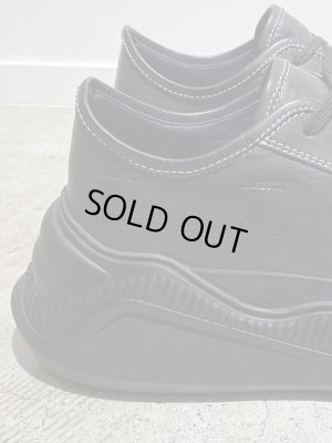 画像4: OAMC（オーエーエムシー） レースアップレザースニーカー ブラック