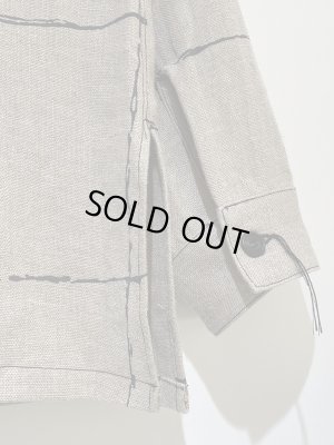 画像12: ANCELLM（アンセルム） ドローイングチェック リネンカバーオール ナチュラル