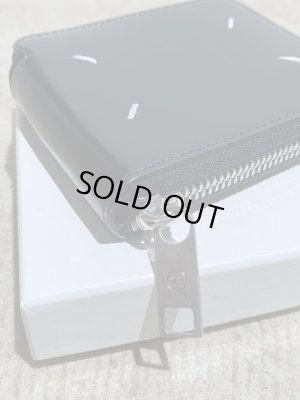 画像3: Maison Margiela（メゾン マルジェラ） 11ライン レザージップウォレット ブラック