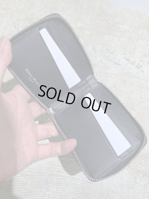 画像4: Maison Margiela（メゾン マルジェラ） 11ライン レザージップウォレット ブラック