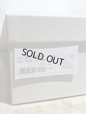 画像11: Maison Margiela（メゾン マルジェラ） 22ライン キャンバス×レザースニーカー Low ネイビー×ブラック