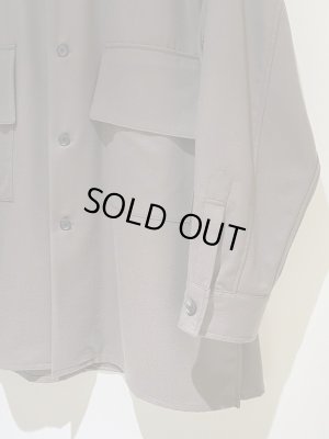 画像4: YOKE（ヨーク） ビッグフラップシャツ スモーキーパープル