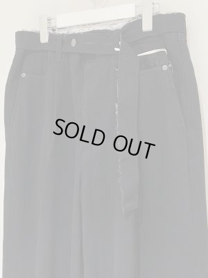 画像3: YOKE（ヨーク） ワイドレッグド デニムトラウザーズ ブラック