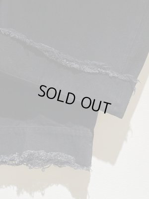 画像6: YOKE（ヨーク） ワイドレッグド デニムトラウザーズ ブラック