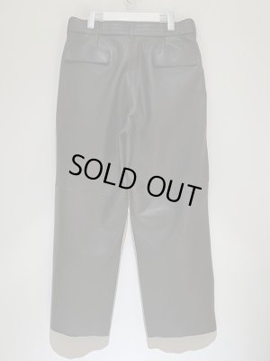 画像7: YOKE（ヨーク） ベルテッド レザートラウザーズ ブラック