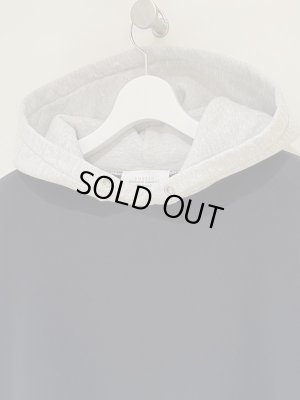 画像3: UNUSED（アンユーズド） 2トーン プルオーバーフーディー ブラック×グレー