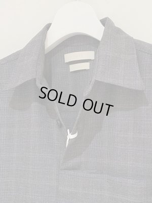 画像3: YOKE（ヨーク） ビッグポケットシャツ ブラック（チェック）