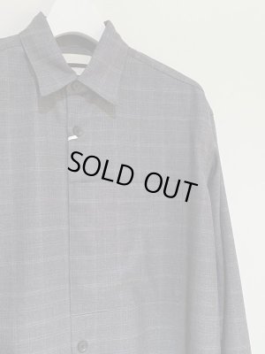 画像4: YOKE（ヨーク） ビッグポケットシャツ ブラック（チェック）