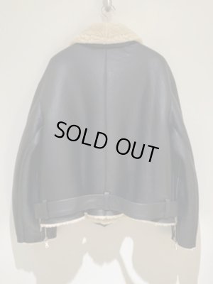 画像11: YOKE（ヨーク） デタッチャブルカラー ボンバージャケット ブラック