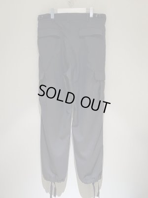 画像5: UNUSED（アンユーズド） ウールリップストップカーゴパンツ ブラック